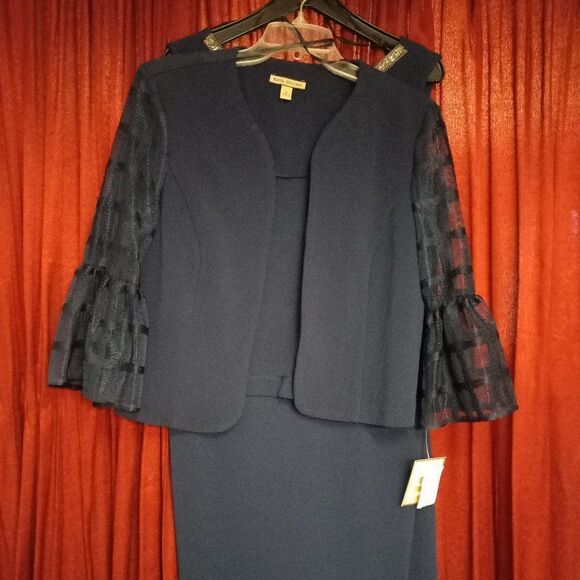 NWT Maya Brooke Dress with matching Jacket Set - Picture 1 of 10